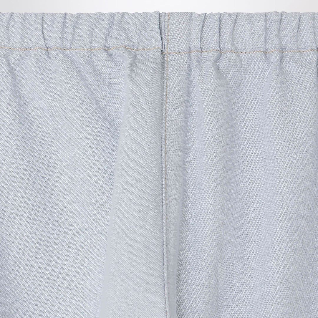 Bonpoint - Bandy light blue cotton chambray trousers Brand Apparel &amp; Accessories > Clothing > Pants