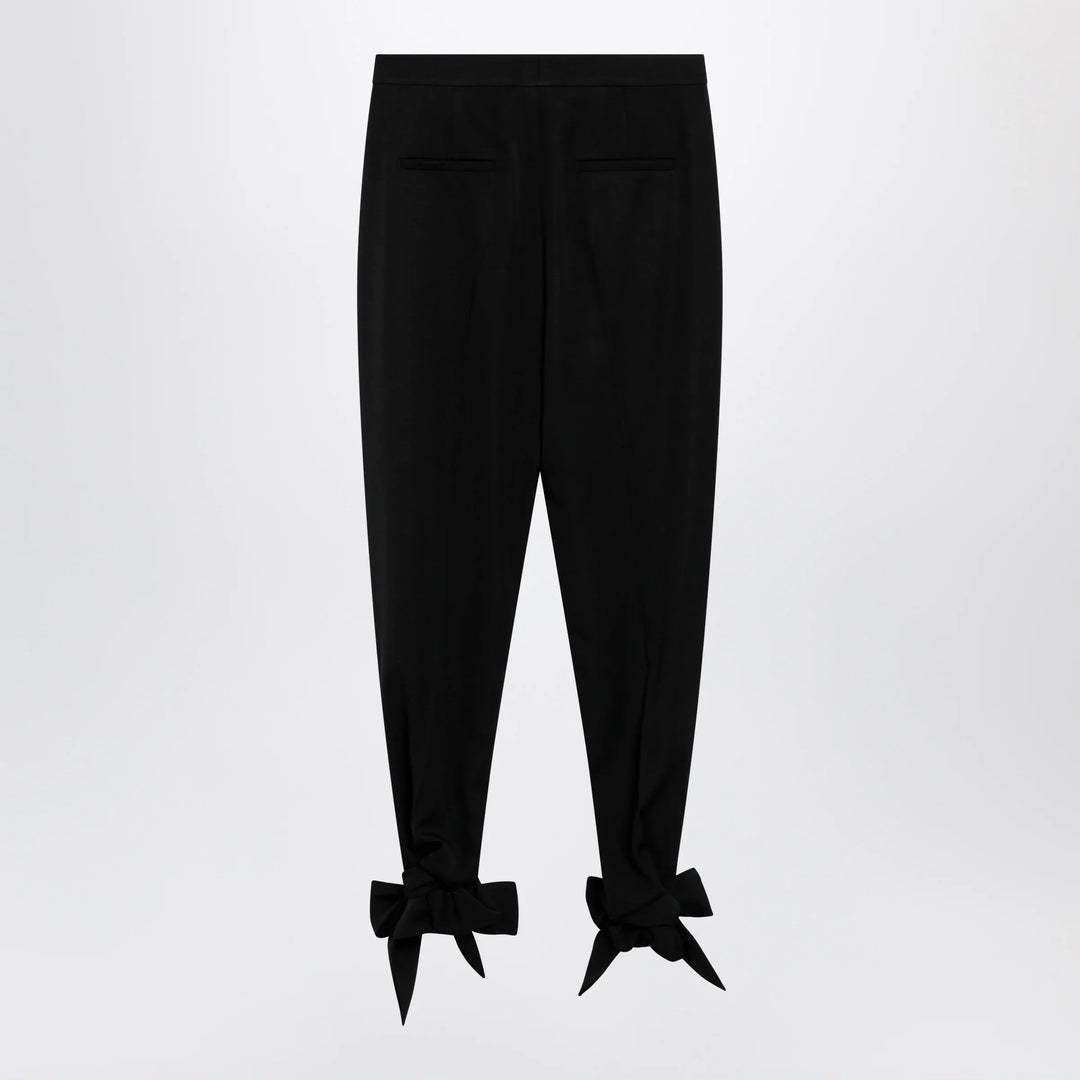 Chloé - Black pleated fluid crêpe de chine trousers Brand Apparel &amp; Accessories > Clothing > Pants