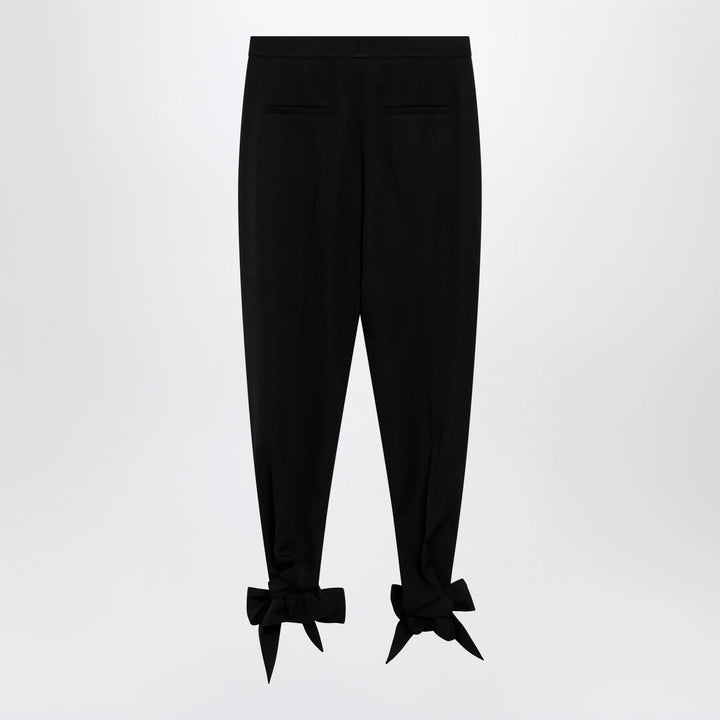 Chloé - Black pleated fluid crêpe de chine trousers Brand Apparel &amp; Accessories > Clothing > Pants