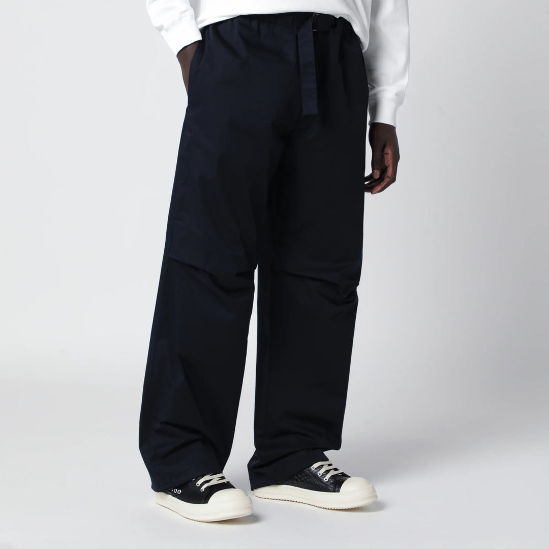 DARKPARK - Jordan relaxed fit navy blue trousers Brand Apparel &amp; Accessories > Clothing > Pants