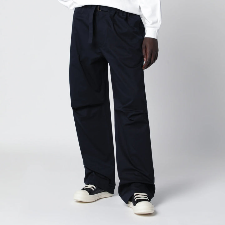 DARKPARK - Jordan relaxed fit navy blue trousers Brand Apparel &amp; Accessories > Clothing > Pants 48 IT