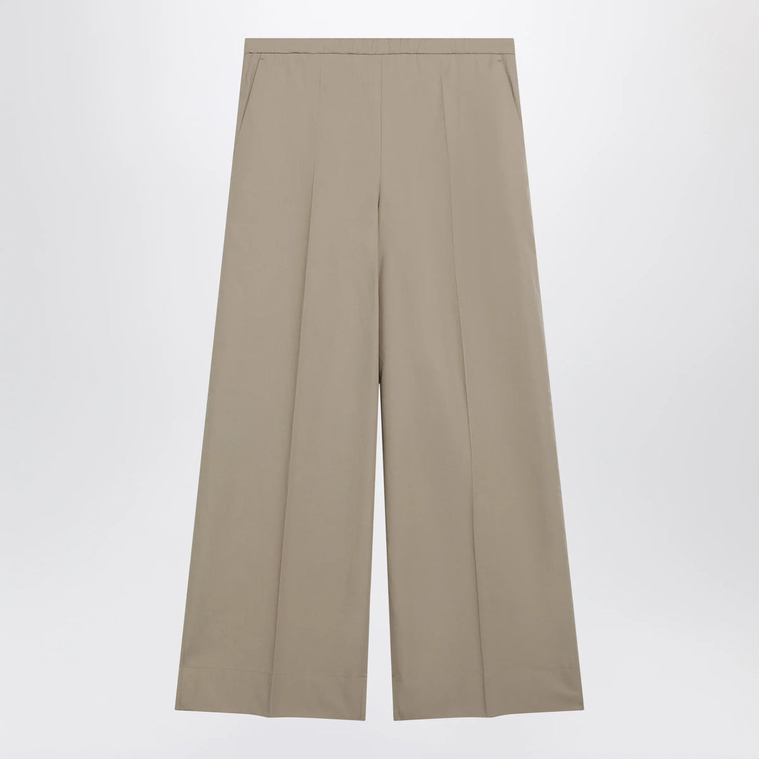 Moncler - Beige cotton trousers Brand Apparel & Accessories > Clothing > Pants 38  IT