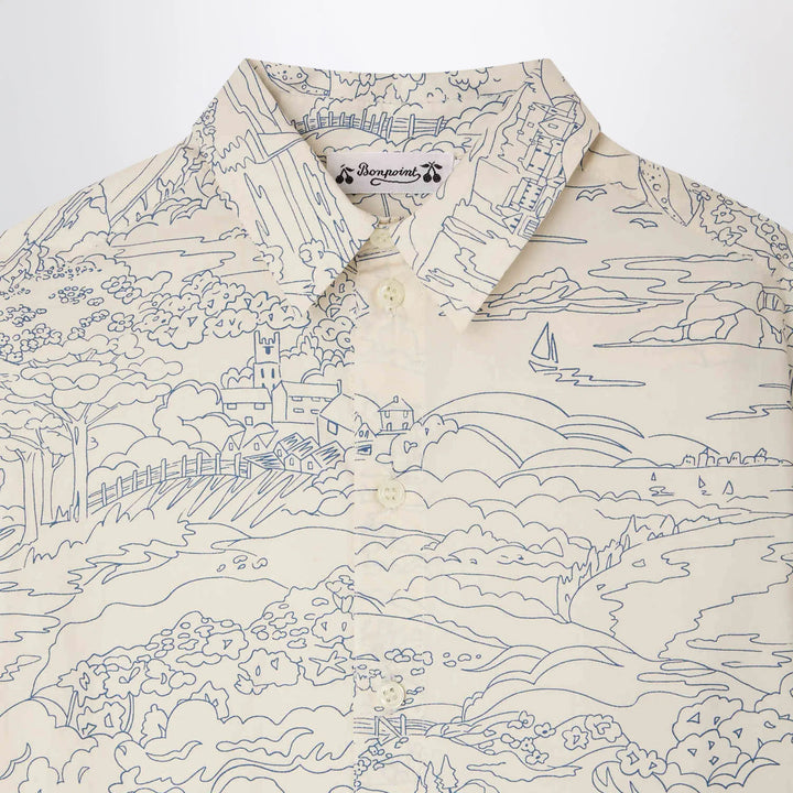 Bonpoint - Erian shirt in Liberty fabric Brand Apparel &amp; Accessories > Clothing > Shirts &amp; Tops