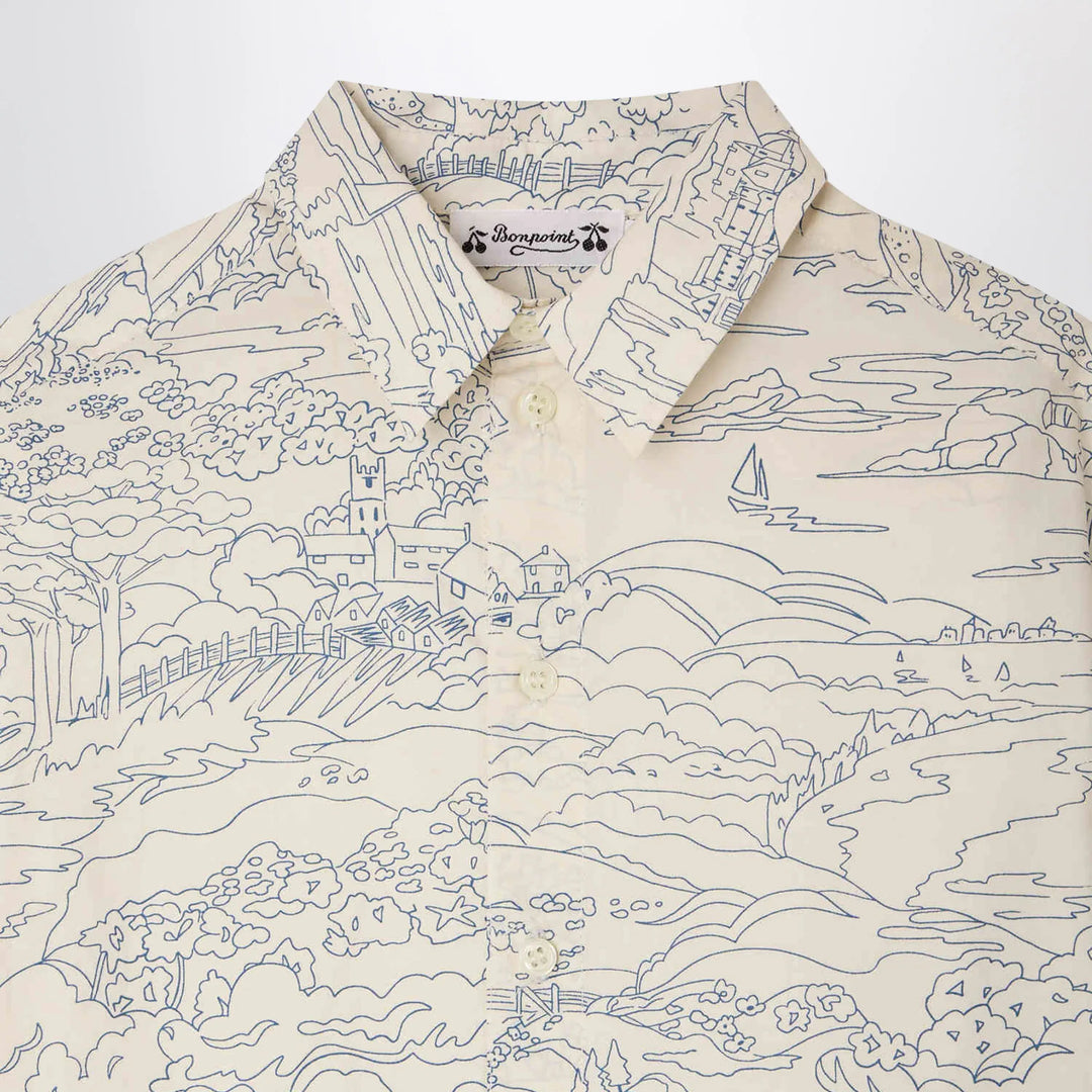 Bonpoint - Erian shirt in Liberty fabric Brand Apparel &amp; Accessories > Clothing > Shirts &amp; Tops