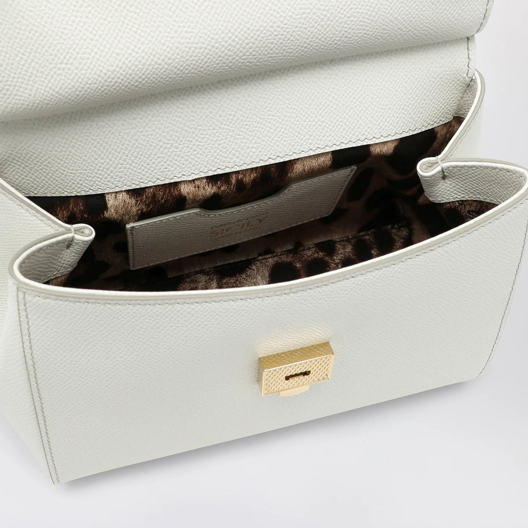 Dolce&amp;Gabbana - Sicily medium top-handle bag in white Brand Apparel &amp; Accessories > Clothing > Shirts &amp; Tops
