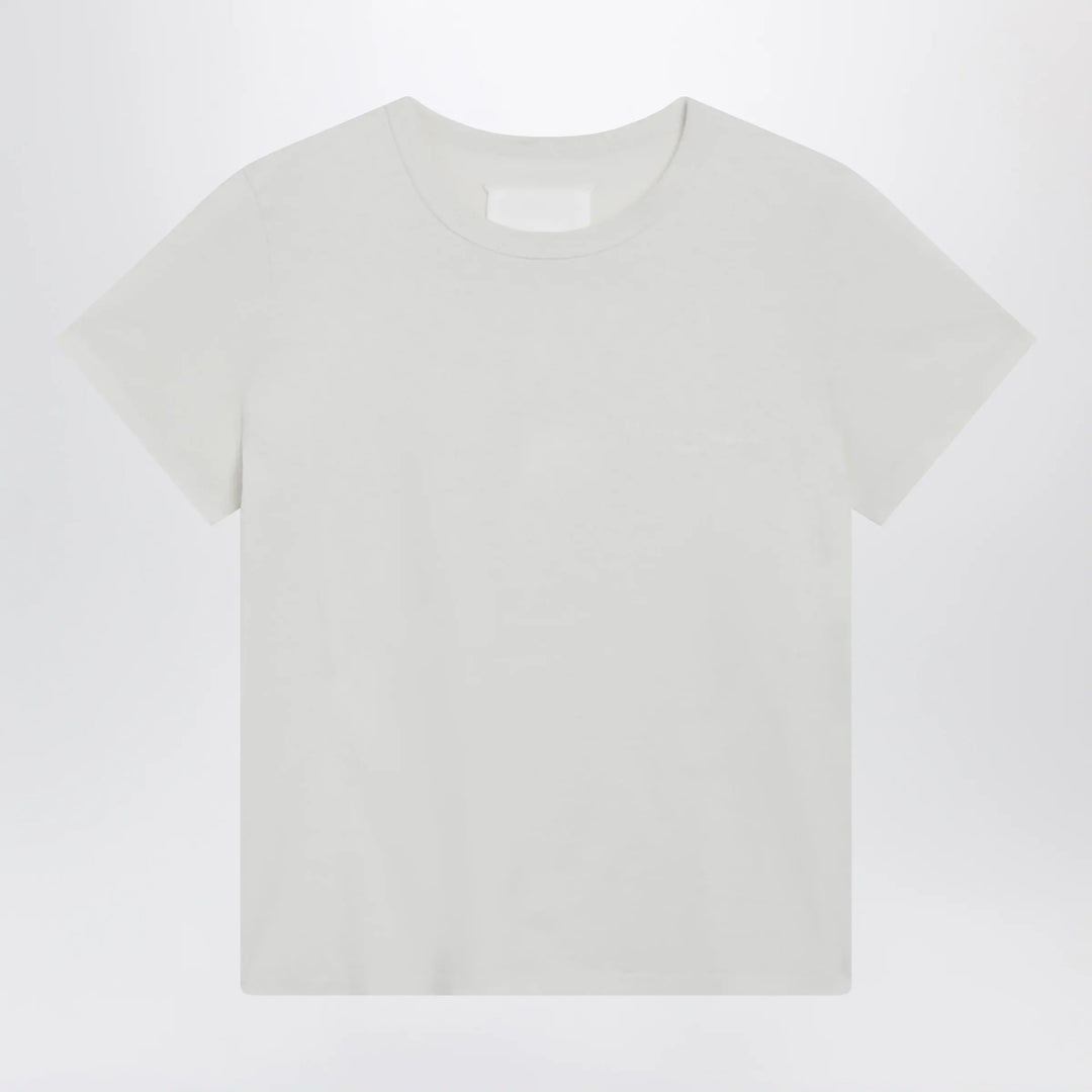 Maison Margiela - Cotton jersey short-sleeve crew-neck T-shirt in white Brand Apparel & Accessories > Clothing > Shirts & Tops S