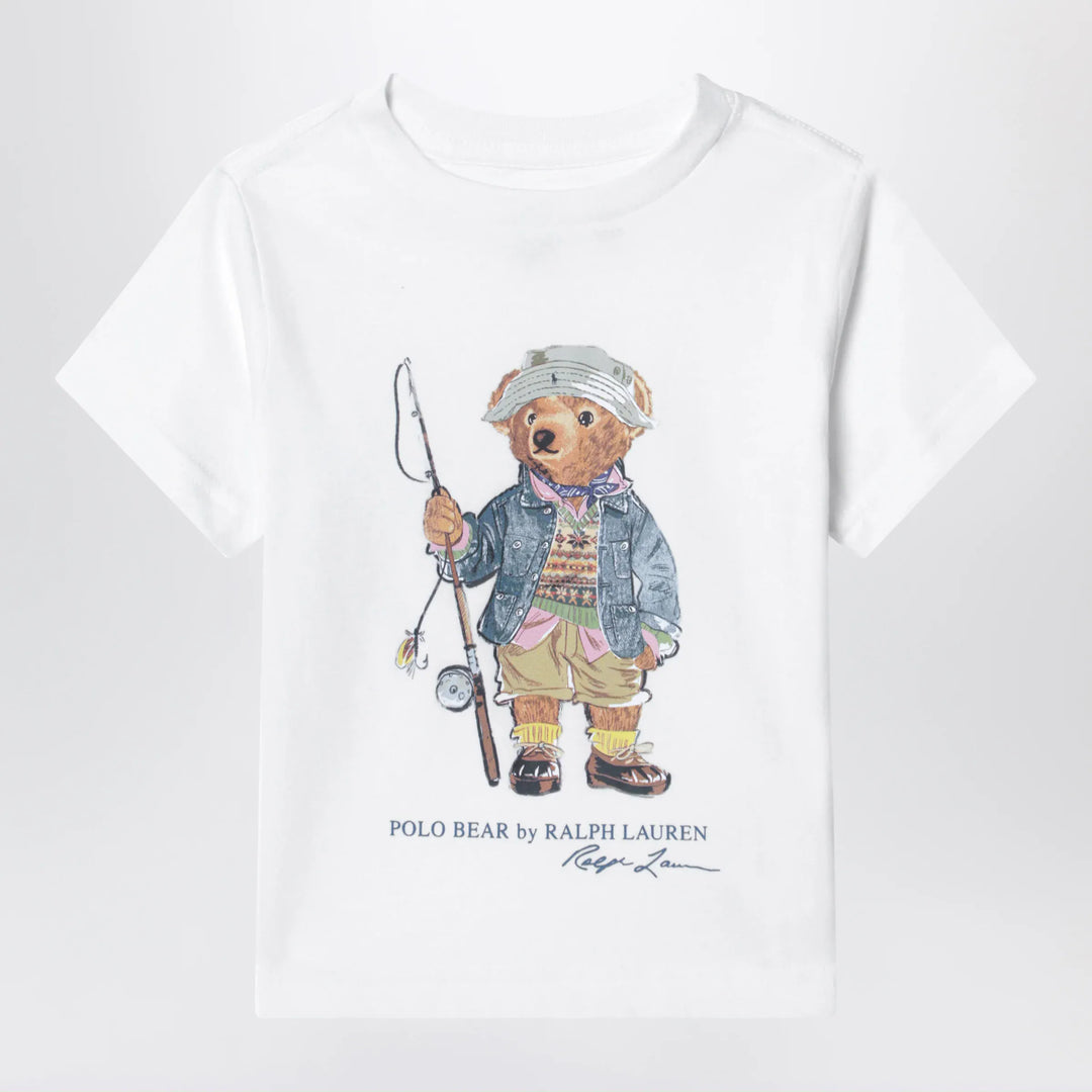 Polo Ralph Lauren - White cotton Polo Bear T-shirt Brand Apparel &amp; Accessories > Clothing > Shirts &amp; Tops 5