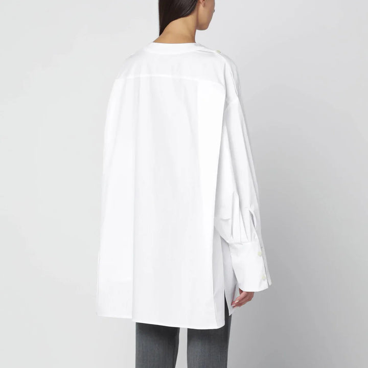 TheLatest - Oversized white cotton shirt Brand Apparel &amp; Accessories > Clothing > Shirts &amp; Tops XS