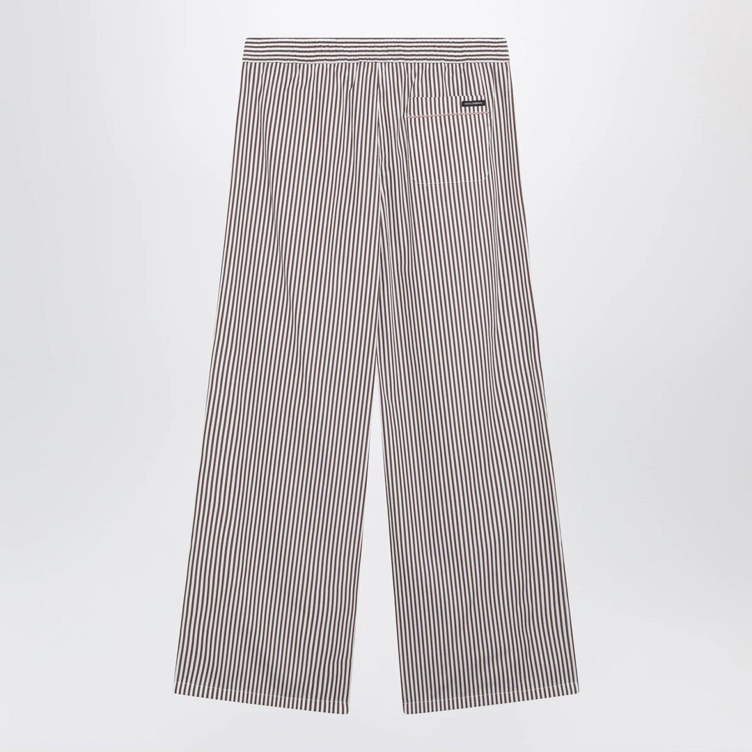 Dolce&amp;Gabbana - Striped cotton and silk poplin shorts Brand Apparel &amp; Accessories > Clothing > Shorts 42  IT