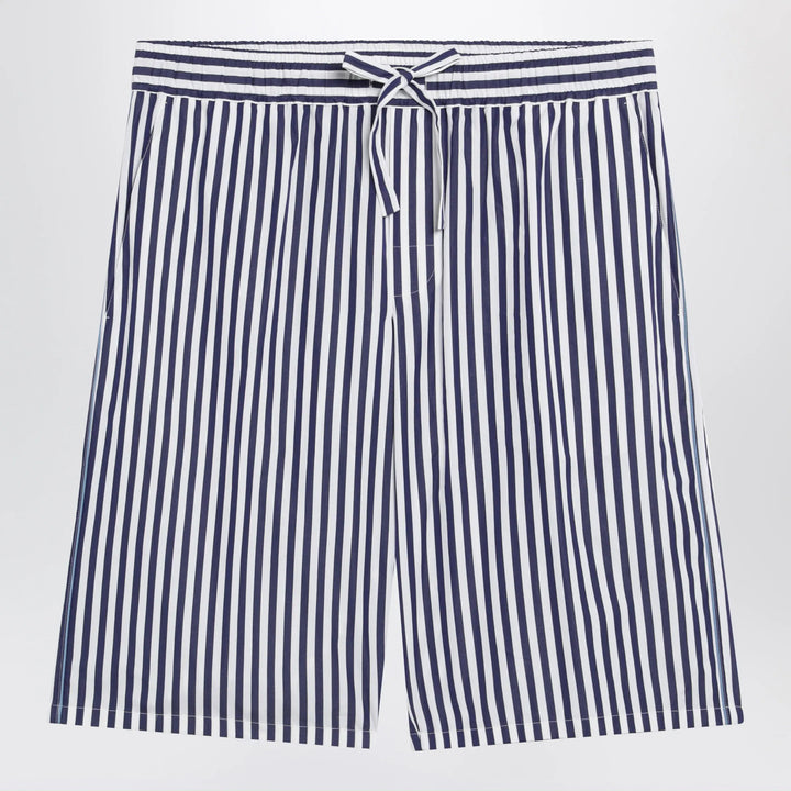 Dolce&amp;Gabbana - Vanity bermuda shorts in striped poplin Brand Apparel &amp; Accessories > Clothing > Shorts 48 IT