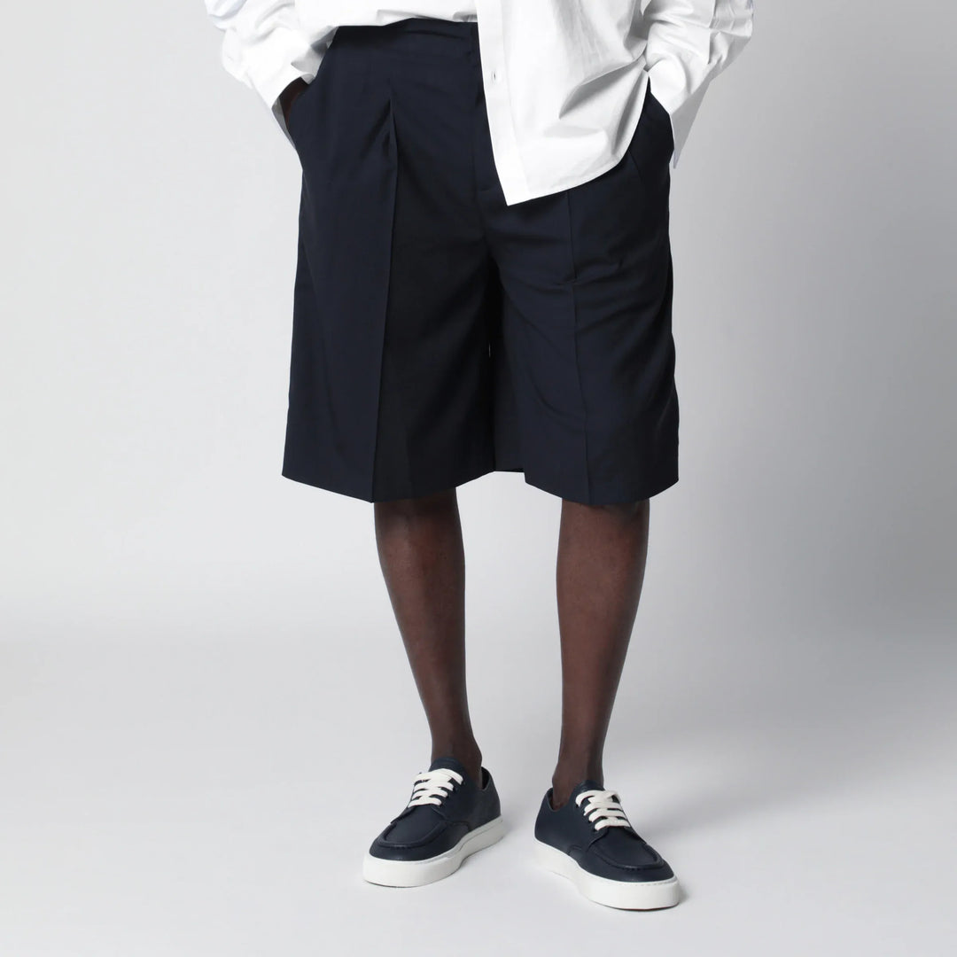 PT Torino - Blue cotton Bermuda shorts Brand Apparel &amp; Accessories > Clothing > Shorts 46 IT