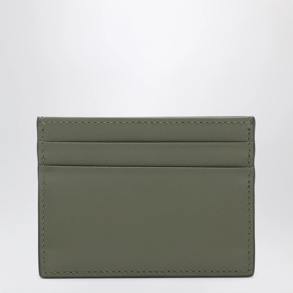 Dolce&Gabbana - Military green plongé leather card holder Brand Apparel & Accessories TU