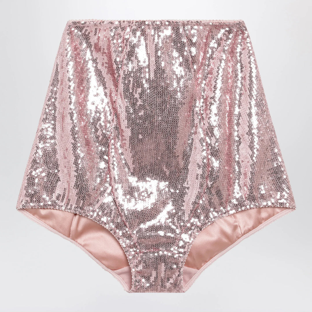 Dolce&Gabbana - Pink micro-sequin culottes Brand Apparel & Accessories 2