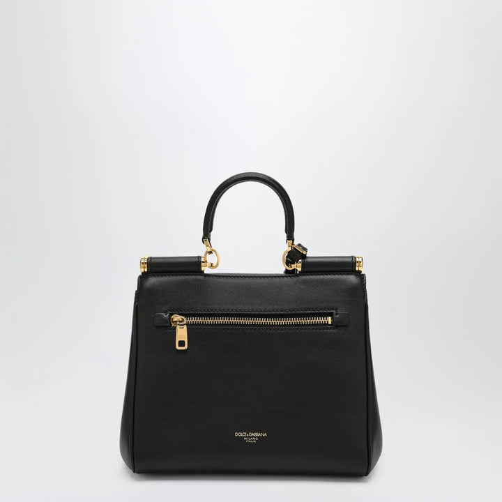 Dolce&amp;Gabbana - Shoulder bag My Sicily in black leather Brand Apparel &amp; Accessories TU
