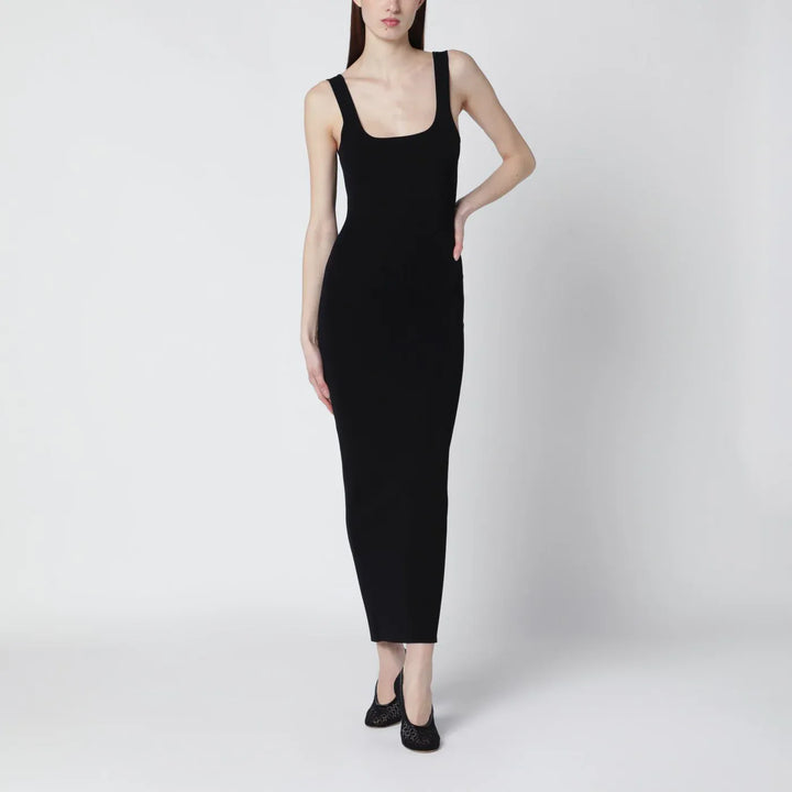 Entire Studios - Black fitted dress in viscose jersey Brand Apparel &amp; Accessories XS