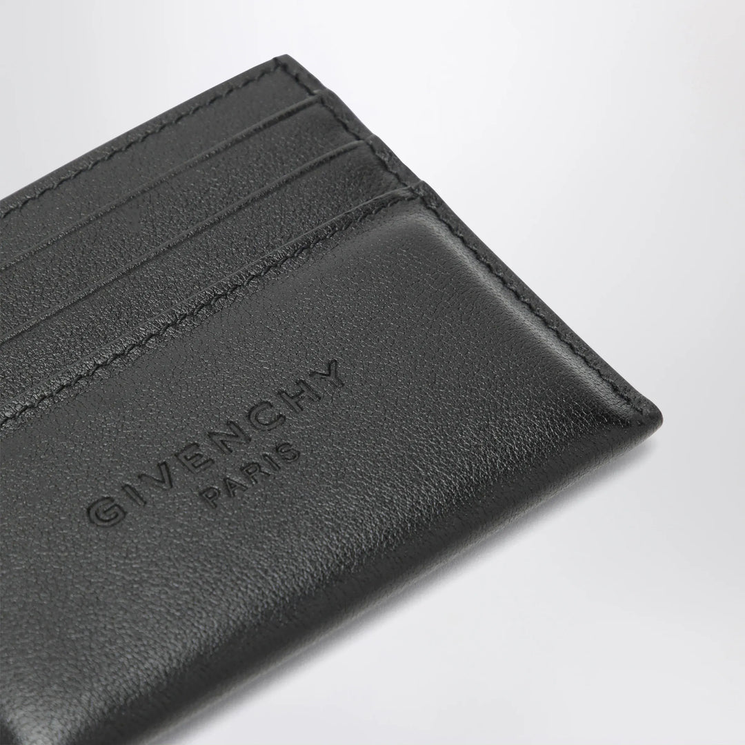 Givenchy - Black leather card holder with logo Brand Apparel &amp; Accessories U