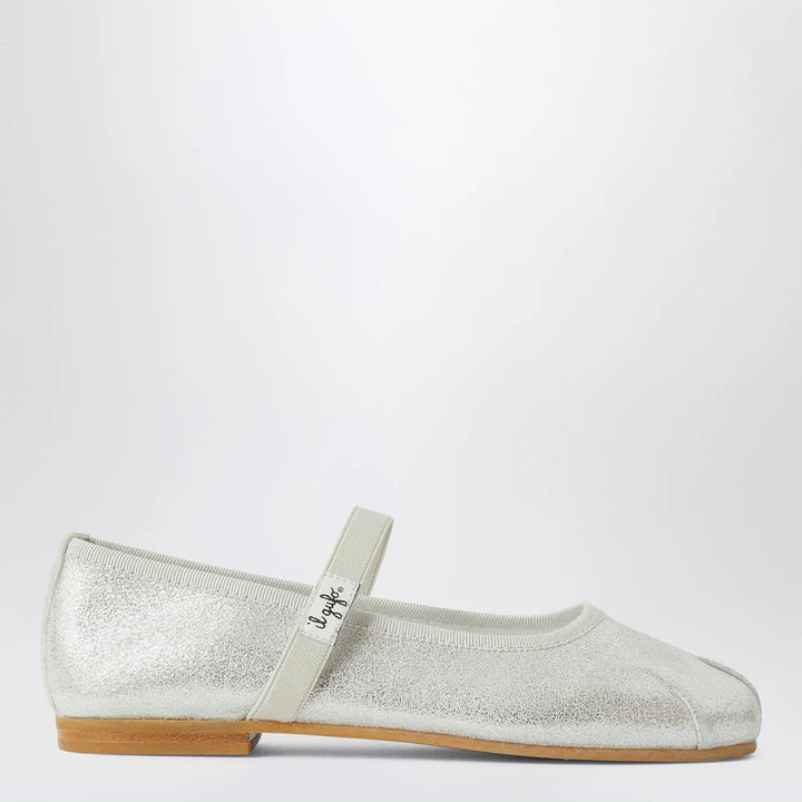 Il Gufo - Silver ballet flats with elastic strap Brand Apparel &amp; Accessories 36
