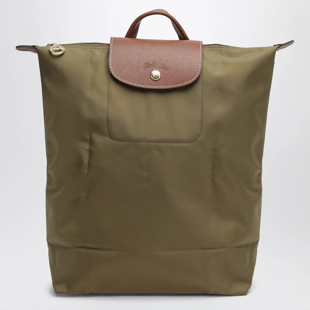 Longchamp - M Le Pliage Original olive backpack Brand Apparel &amp; Accessories U