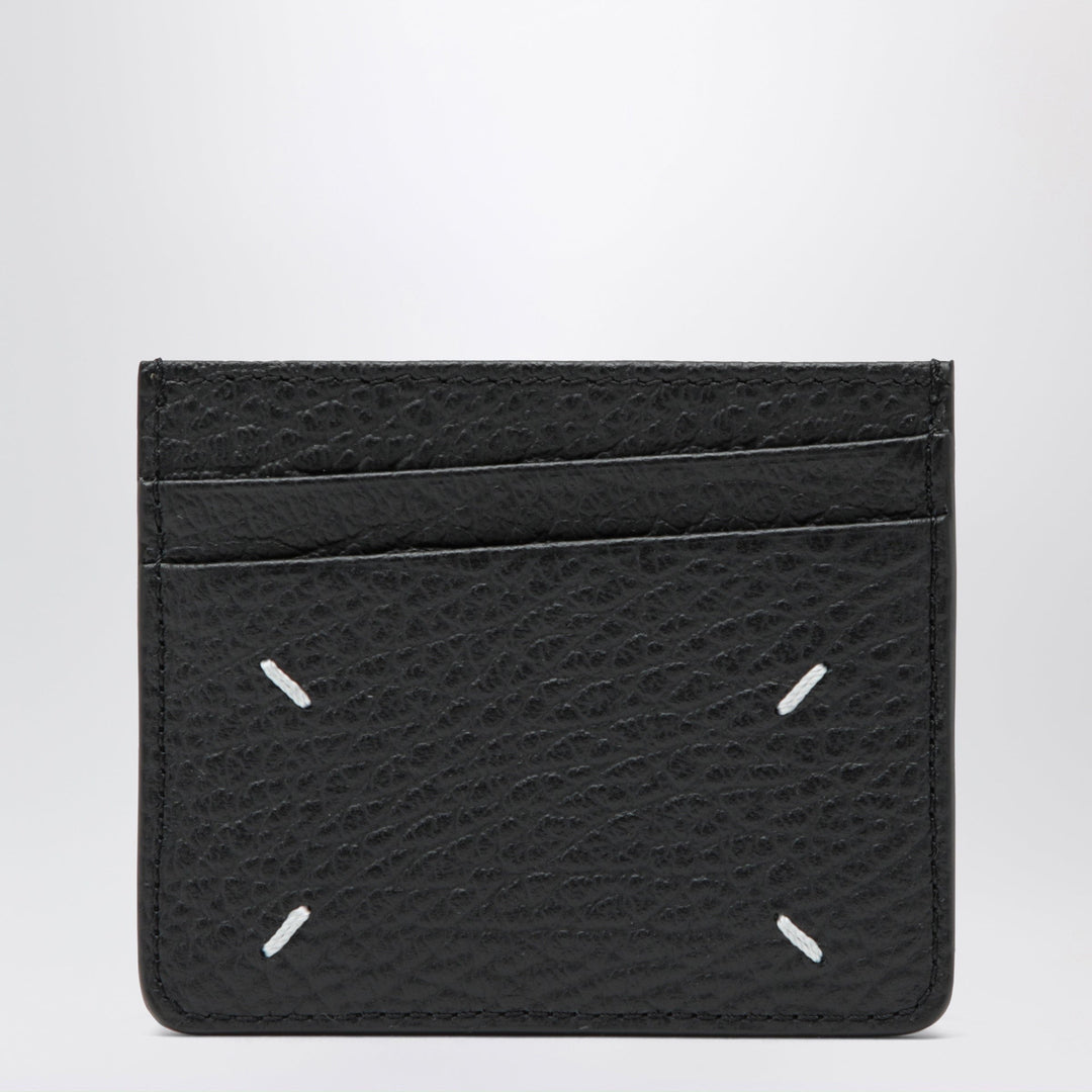 Apparel & Accessories TU Maison Margiela - Black Four Stitches calfskin card holder Brand