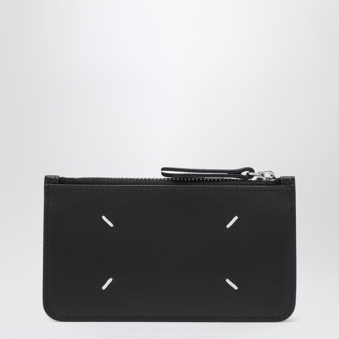 Apparel & Accessories TU Maison Margiela - Black Four Stitches zippered card holder Brand