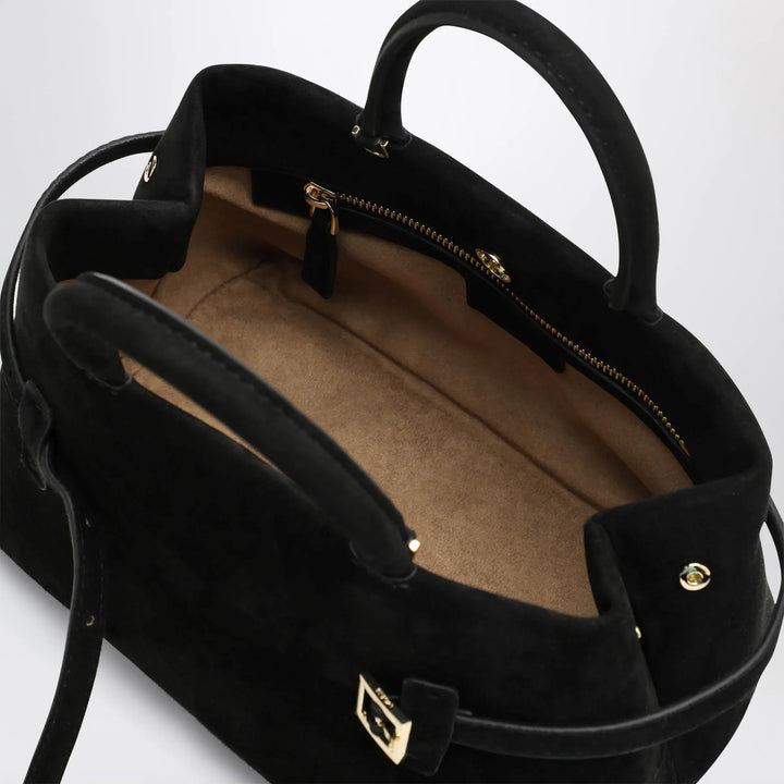 Manu Atelier - Le Cambon 25 black suede bag Brand Apparel &amp; Accessories U