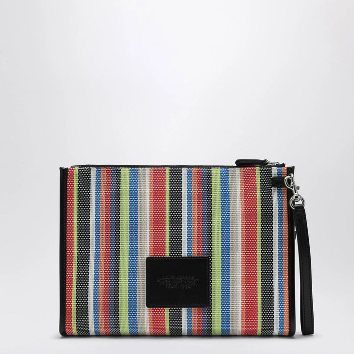 Marc Jacobs - Large rainbow-striped mesh pouch with wrist strap Brand Apparel &amp; Accessories TU