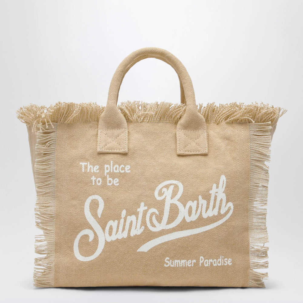 MC2 Saint Barth - Beige Colette cotton bag Brand Apparel & Accessories TU