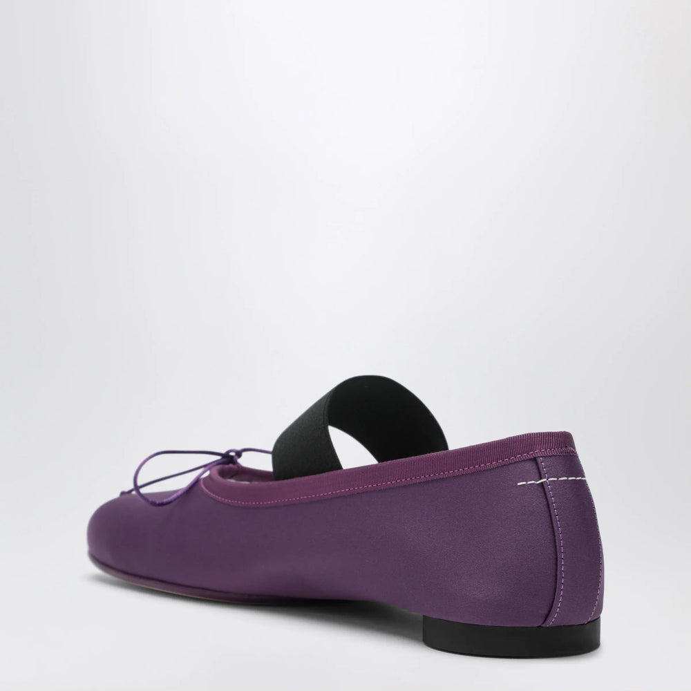 MM6 Maison Margiela - Anatomic Numeric plum-colored ballet flats Brand Apparel & Accessories