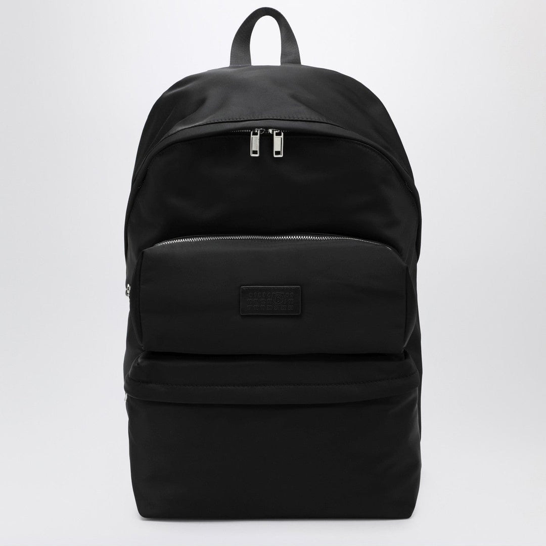Apparel &amp; Accessories TU MM6 Maison Margiela - Numeric black nylon backpack Brand