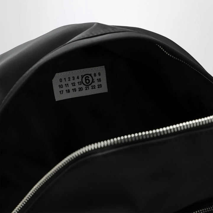 MM6 Maison Margiela - Numeric black nylon backpack Brand Apparel &amp; Accessories TU
