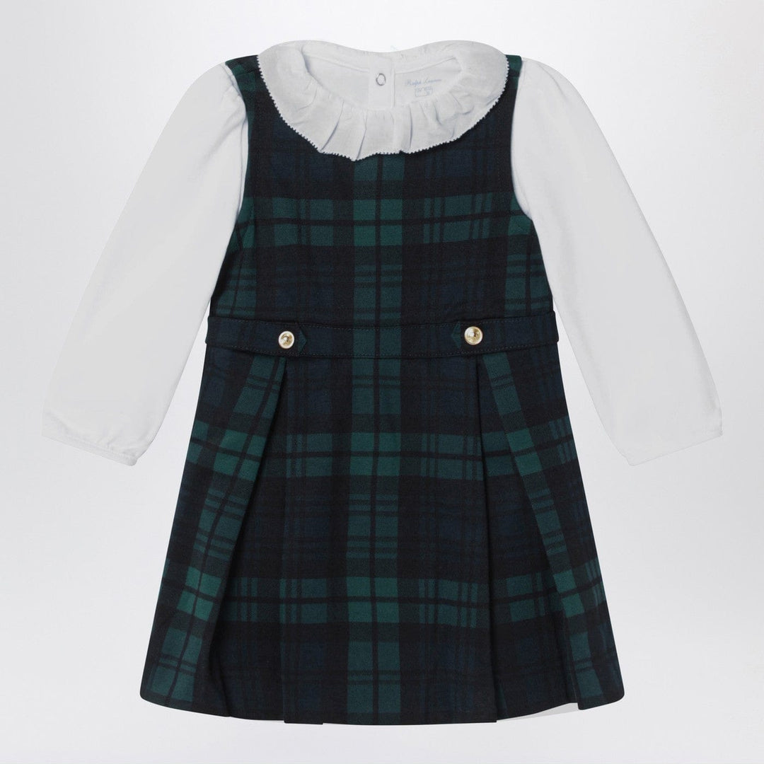 Apparel &amp; Accessories 18 Polo Ralph Lauren - Dress in dark green tartan pattern Brand