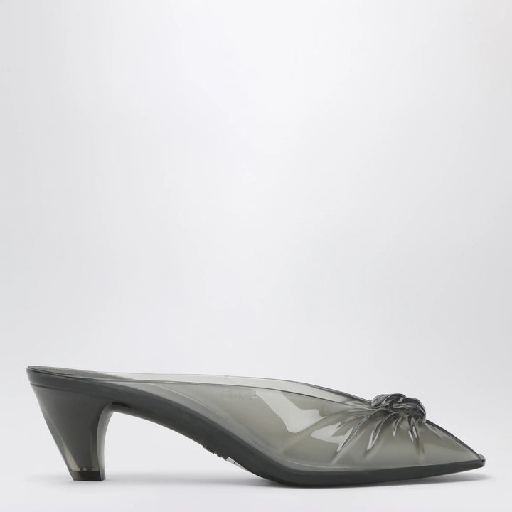 Chloé - Jelly clog mules in transparent TPU, grey Brand Apparel &amp; Accessories > Shoes 38 IT