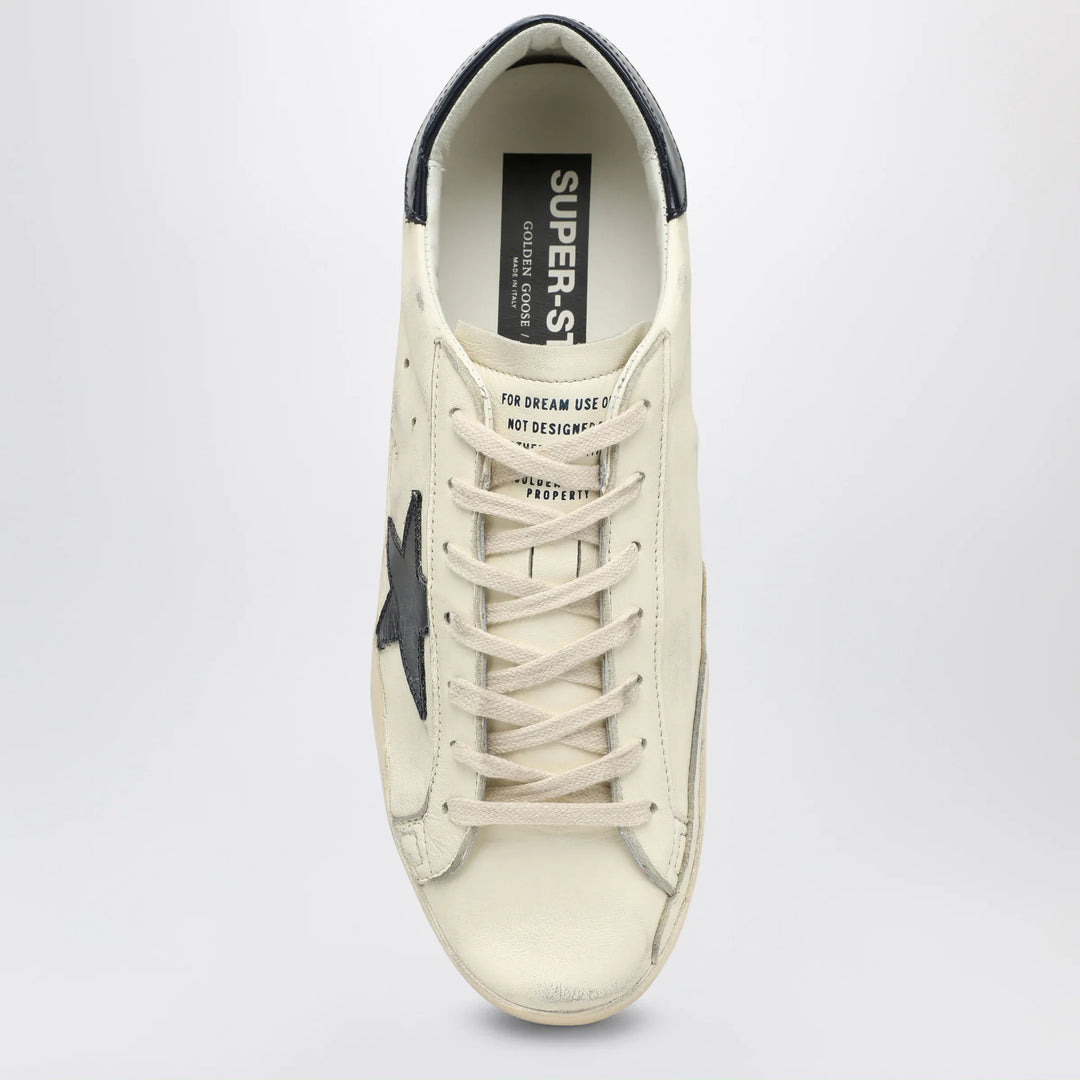 Golden Goose - Super-star beige/blue low Sneakers Brand Apparel &amp; Accessories > Shoes