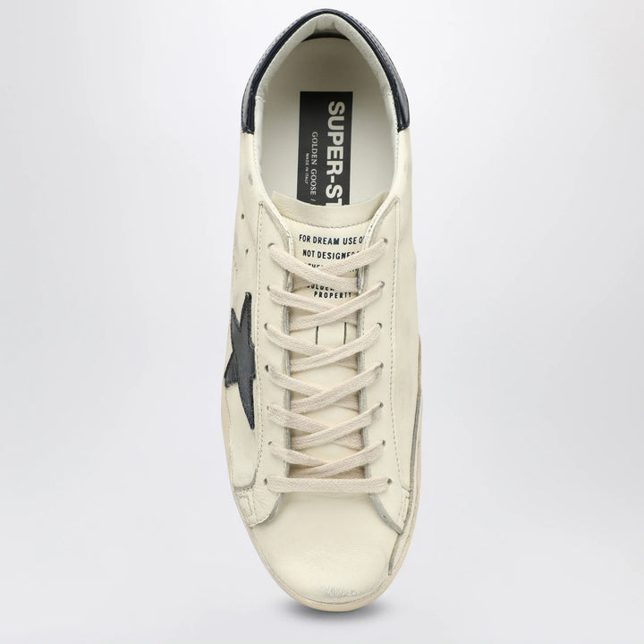 Golden Goose - Super-star beige/blue low Sneakers Brand Apparel &amp; Accessories > Shoes