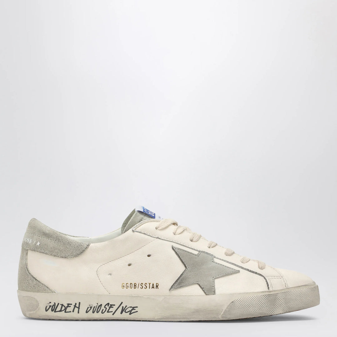 Golden Goose - White/Grey Super-Star Sneakers Brand Apparel & Accessories > Shoes 41 IT