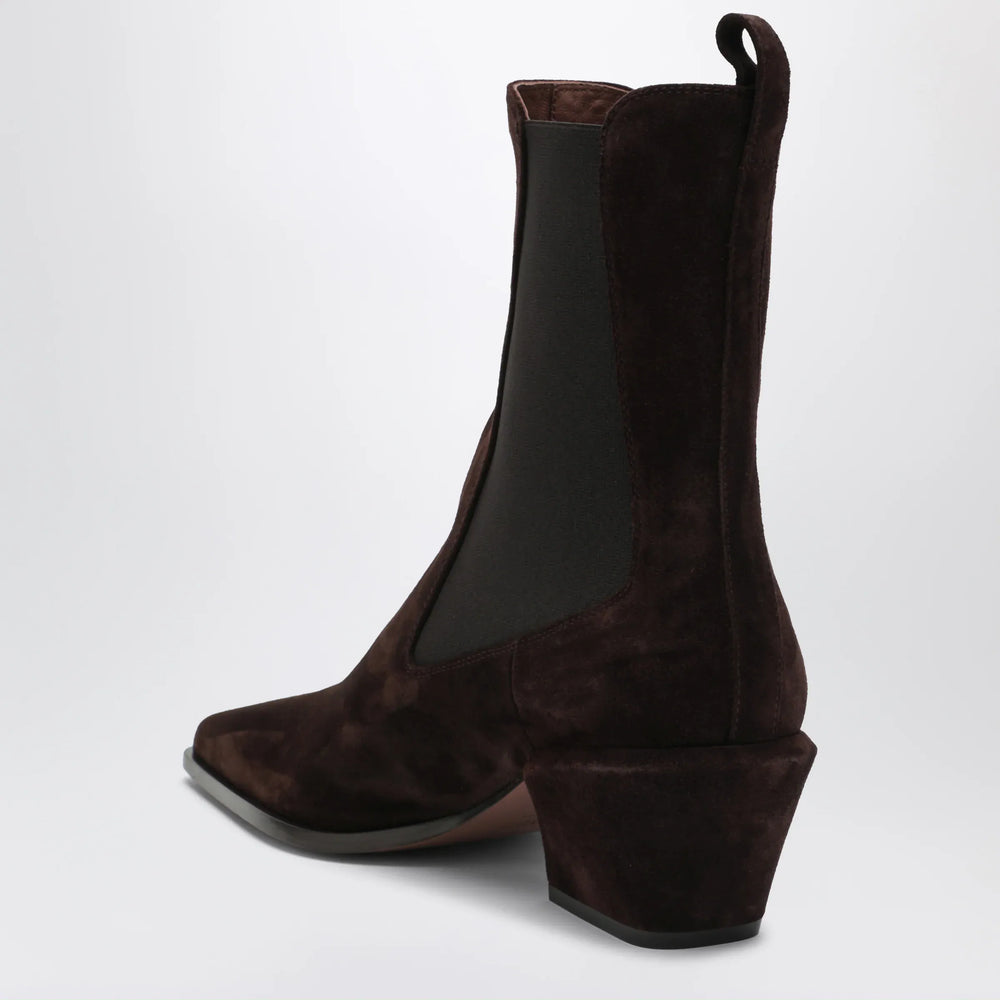 Paris Texas - Bettina suede boots in chocolate brown Brand Apparel & Accessories > Shoes