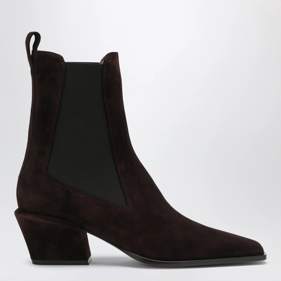 Paris Texas - Bettina suede boots in chocolate brown Brand Apparel & Accessories > Shoes 37,5 IT