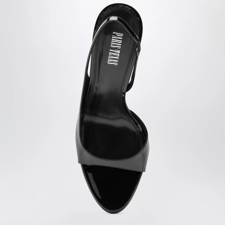 Paris Texas - Black patent slingback sandals Brand Apparel &amp; Accessories > Shoes