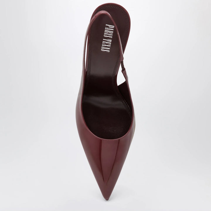 Paris Texas - Lidia slingback pumps in cherry patent leather Brand Apparel &amp; Accessories > Shoes