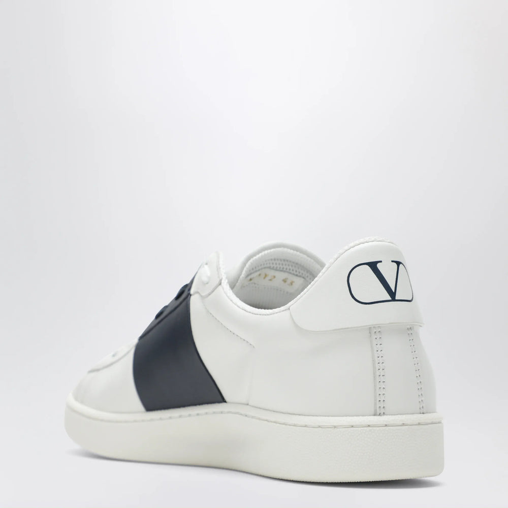 Valentino Garavani - Open Royco nappa leather sneakers in white/navy Brand Apparel & Accessories > Shoes