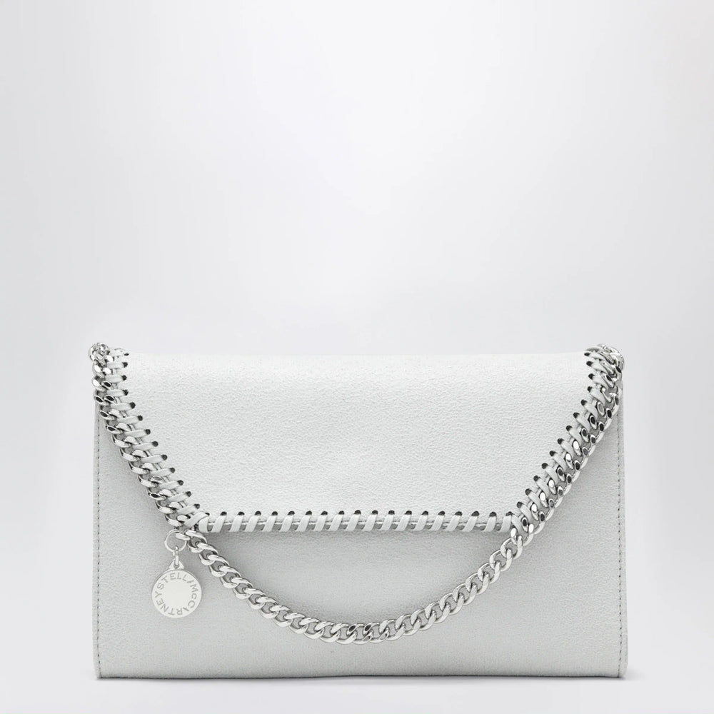 Stella McCartney - Pearl grey Falabella shoulder wallet bag Brand Apparel & Accessories TU