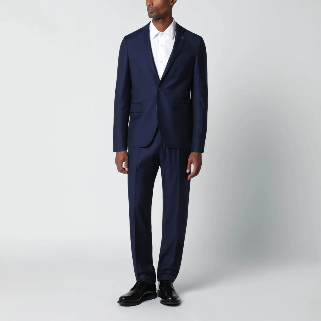 Tagliatore - Blue wool single-breasted suit Brand Apparel & Accessories 54 IT