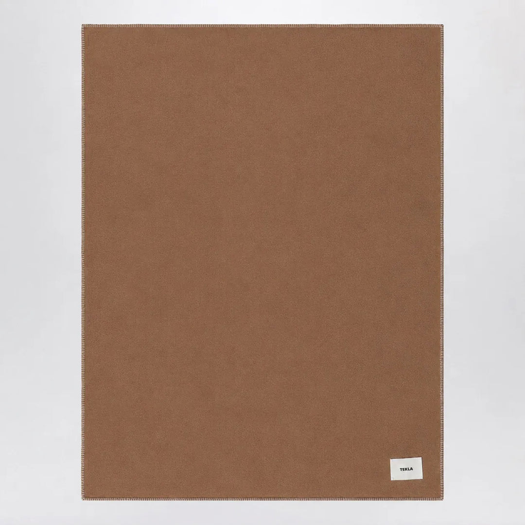 Tekla - Brown lambswool blanket Brand Apparel &amp; Accessories U