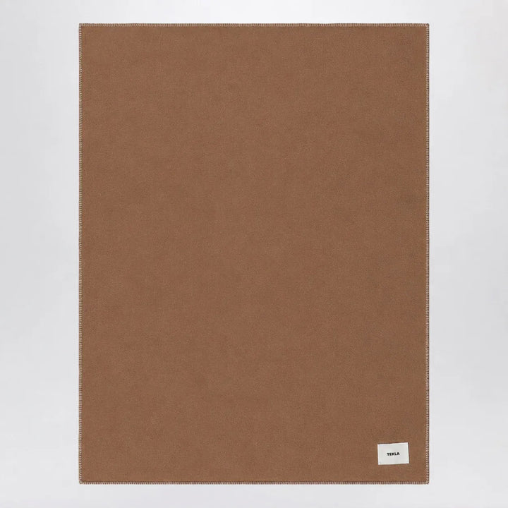 Tekla - Brown lambswool blanket Brand Apparel &amp; Accessories U