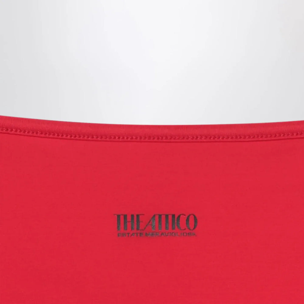 The Attico - Two-piece triangle bikini in red Brand Apparel & Accessories S