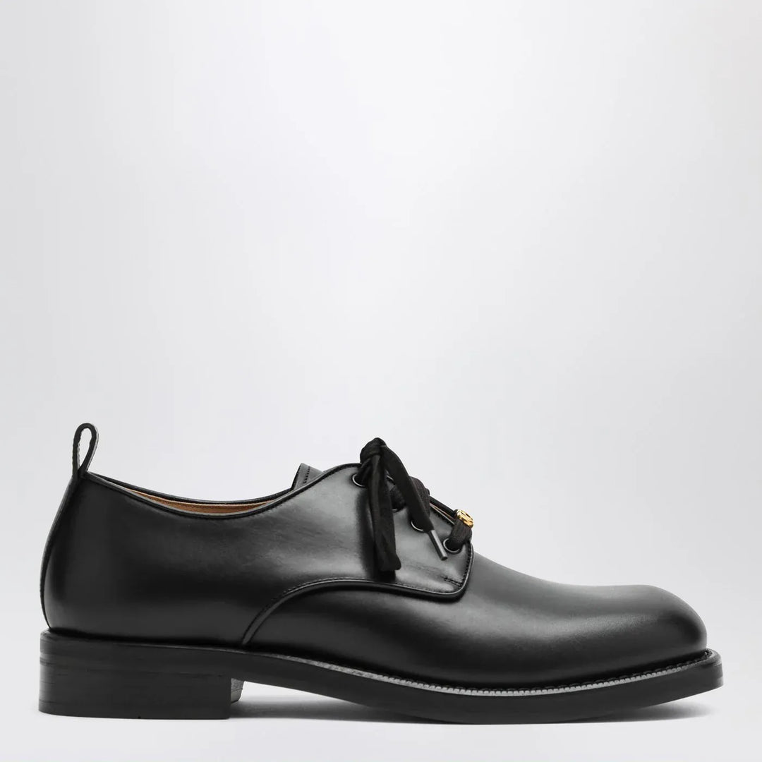 Valentino Garavani - Black leather strap with Vlogo plaque Brand Apparel &amp; Accessories 40 IT
