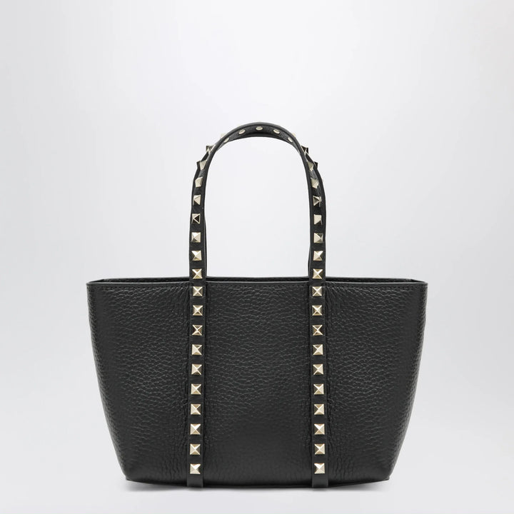 Valentino Garavani - Black Rockstud bag in grained calfskin Brand Apparel &amp; Accessories TU