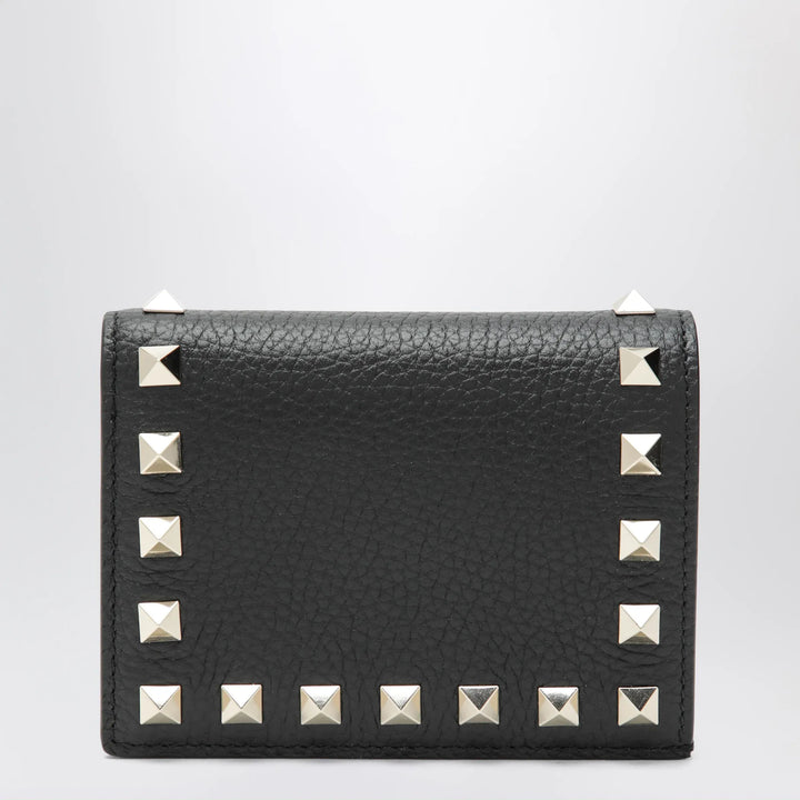 Valentino Garavani - Black Rockstud leather wallet Brand Apparel &amp; Accessories U