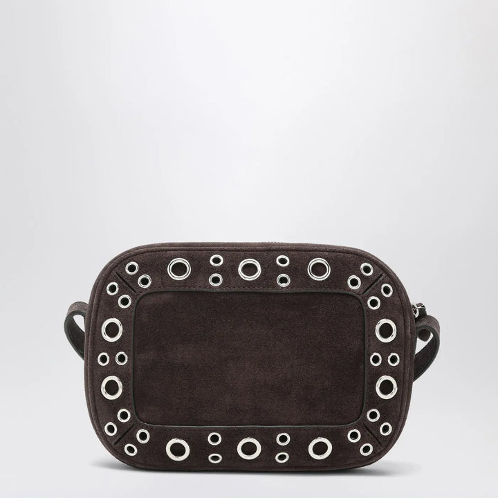 Valentino Garavani - Nellcôte bag brown in suede with studs and rivets Brand Apparel &amp; Accessories U