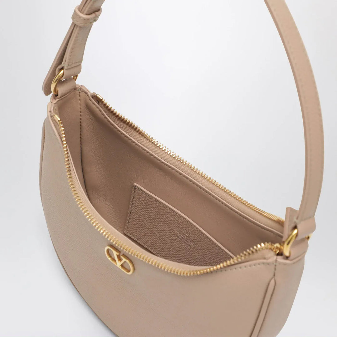Valentino Garavani - Pink leather Vlogo Signature mini hobo bag Brand Apparel &amp; Accessories TU